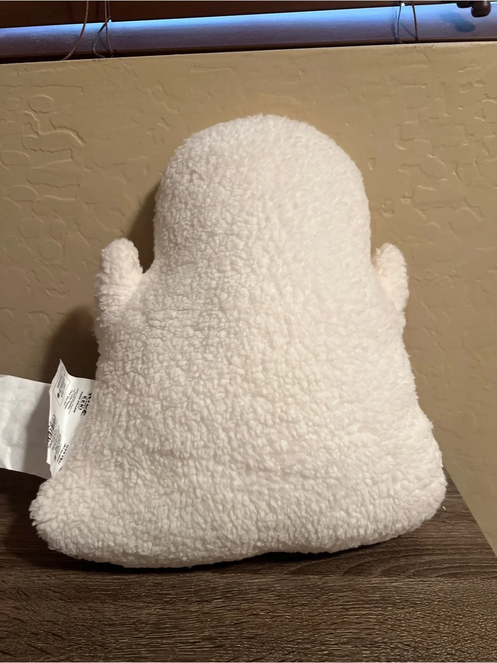 Target Hyde & Eek Ghost Throw Pillow Sherpa Halloween Spooky NWT